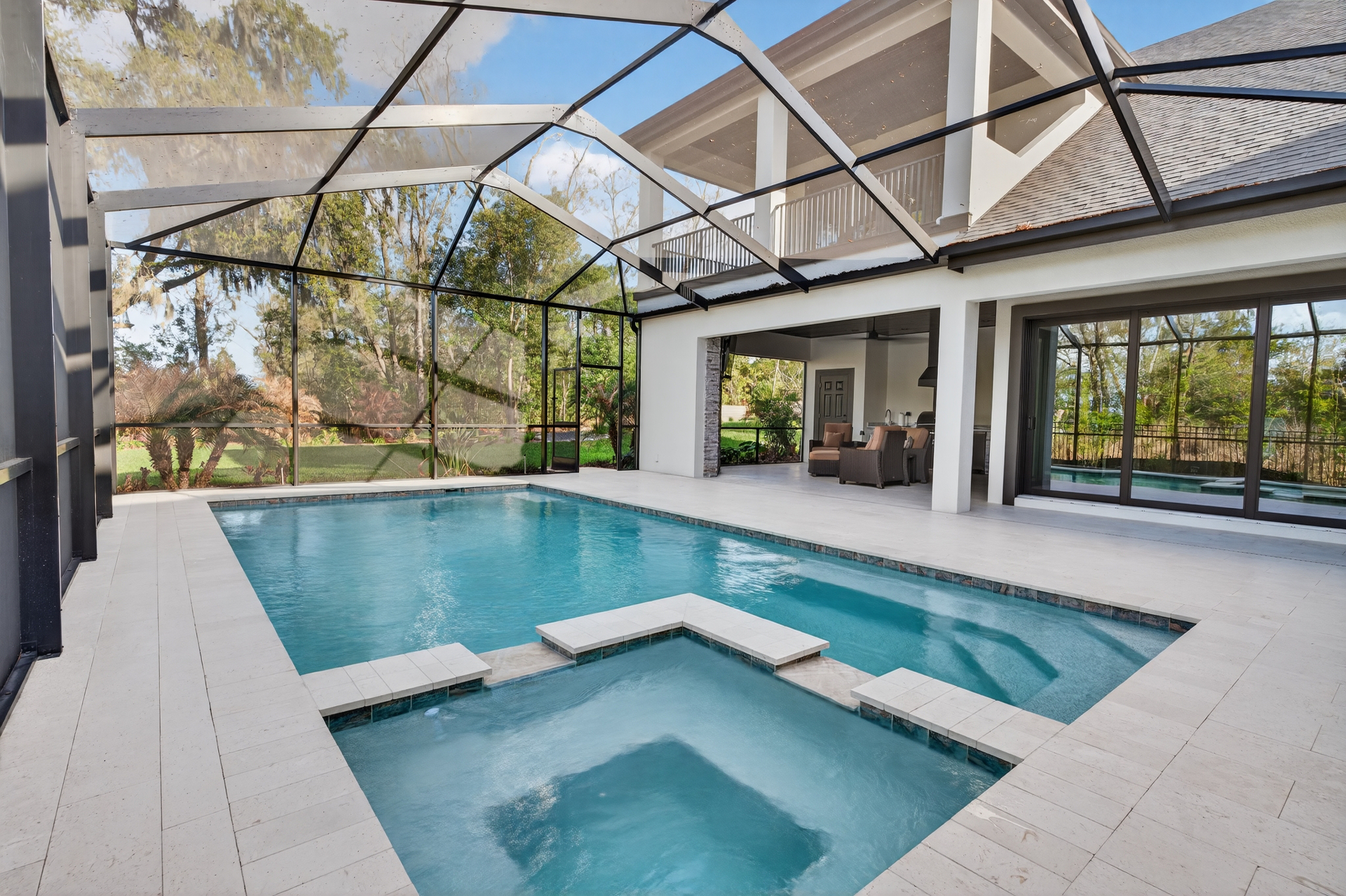 Caribbean Pools backyard pool build
